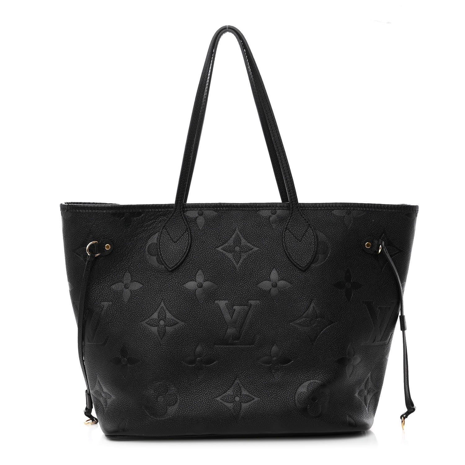 Louis Vuitton Empreinte Monogram Giant Neverfull MM Black 3 of 10