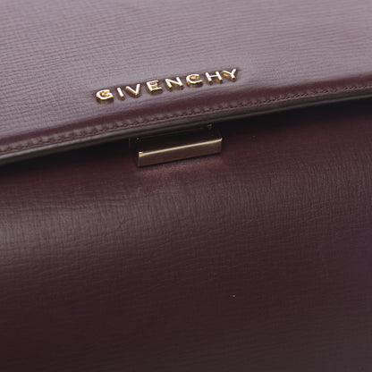 Givenchy Textured Calfskin Mini Pandora Box Chain Crossbody Bag Oxblood 12 of 17