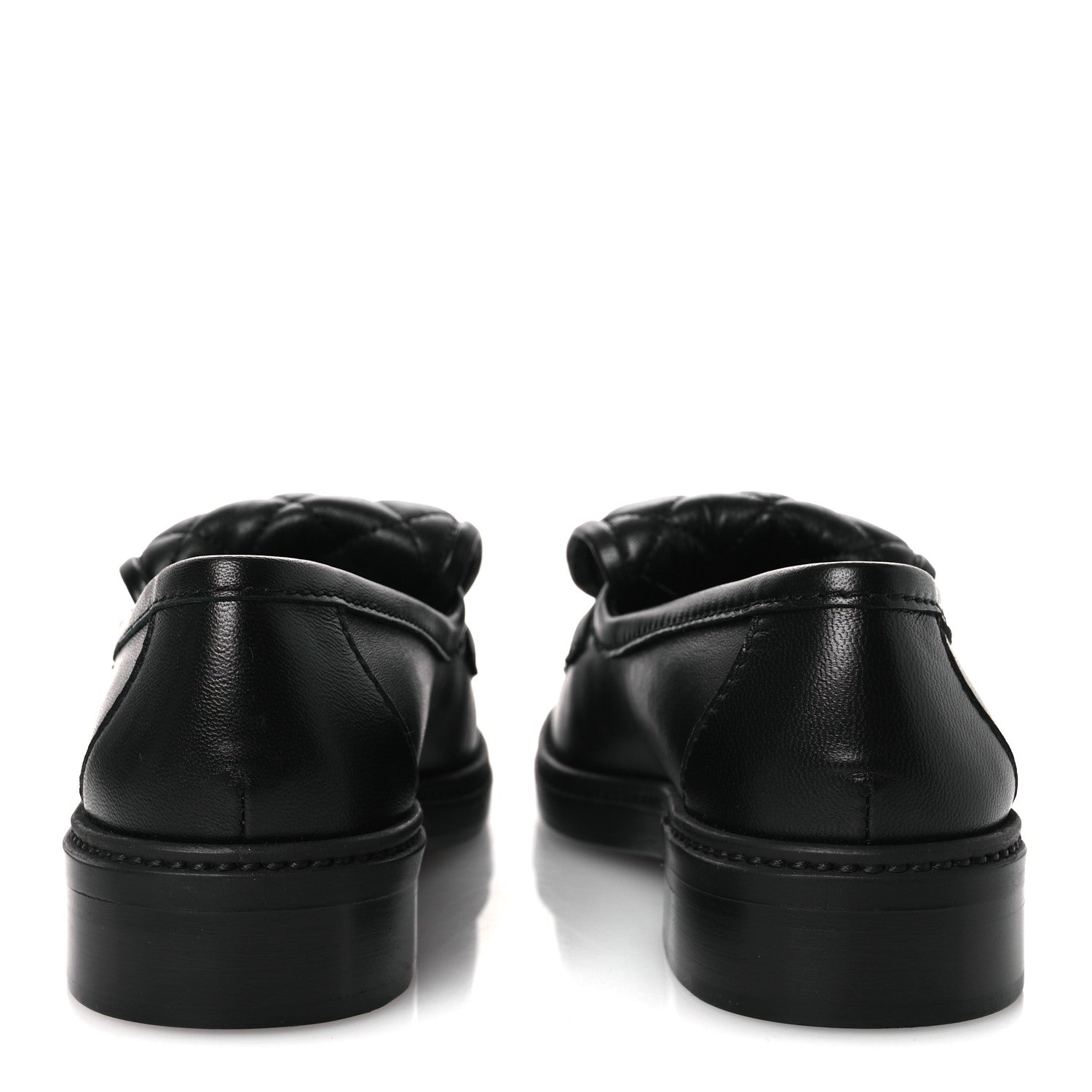 Chanel Lambskin Quilted CC Turnlock Loafers 36 Black 6 of 13