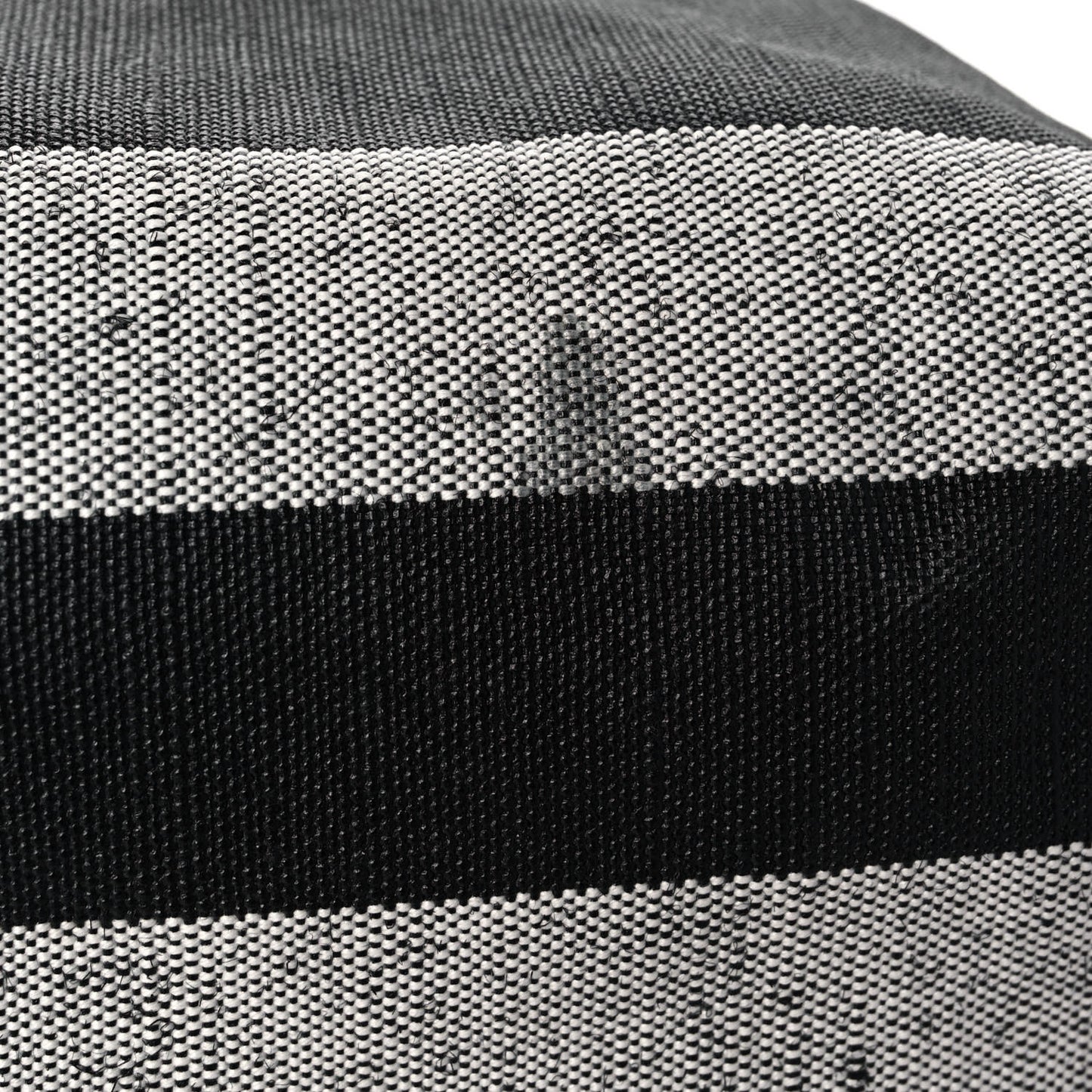 Coated Canvas Mega Check Medium Doodle Tote Black White