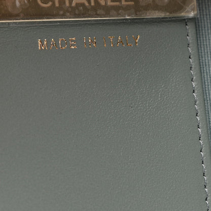 Chanel Caviar Quilted Classic 4 Key Holder Wallet Grey 7 of 10