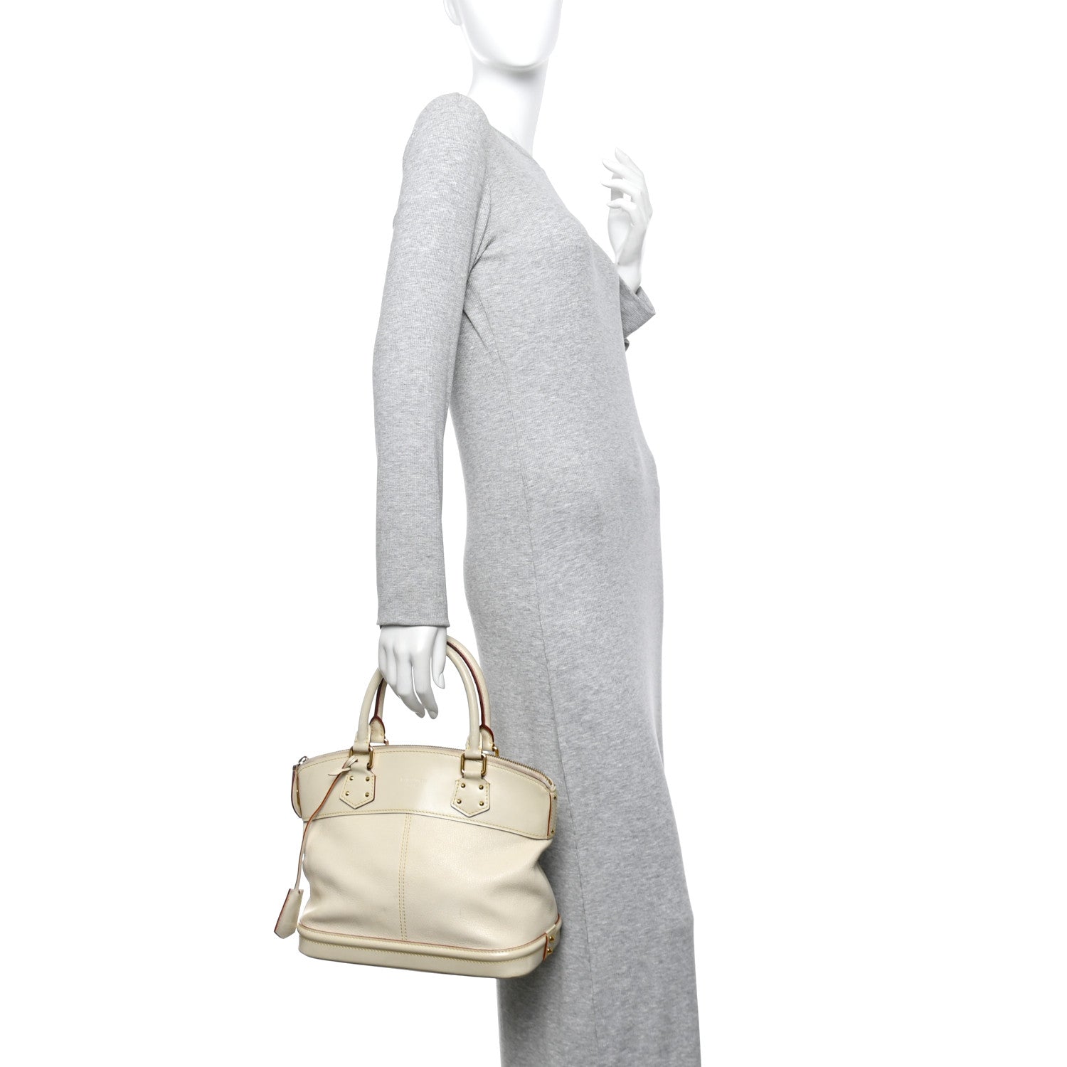 Louis Vuitton Suhali Lockit PM White 2 of 13