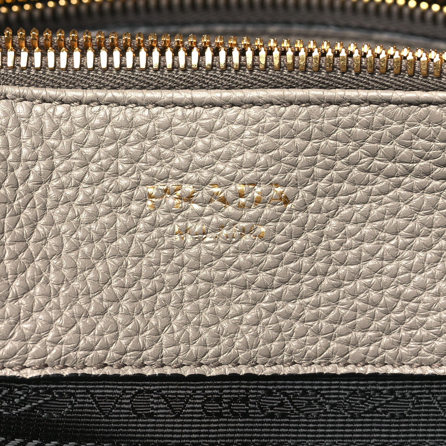 Prada Vitello Phenix Shoulder Bag Argilla 6 of 9