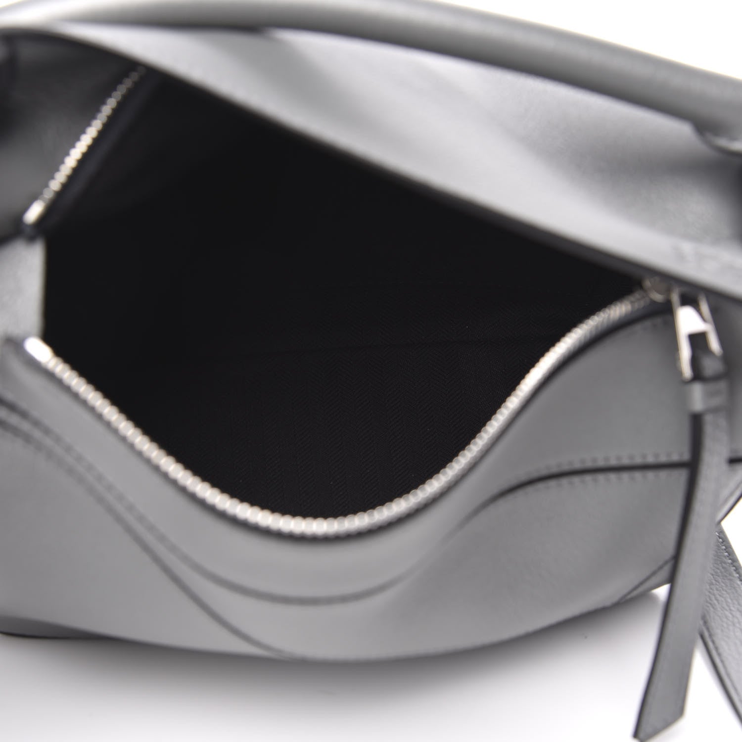 Loewe Calfskin Small Puzzle Bag Gunmetal 5 of 9