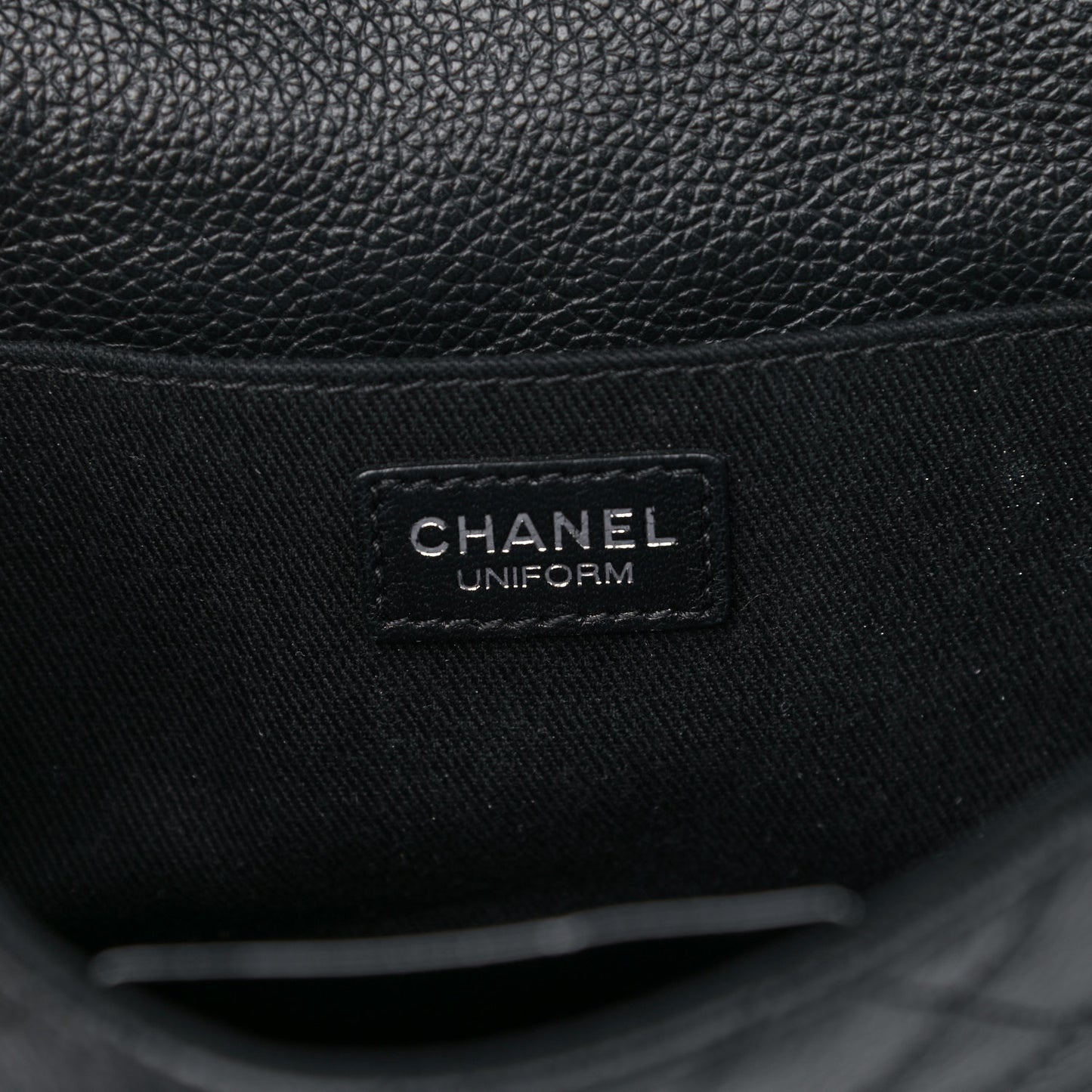 Grained Calfskin Quilted 2.55 Reissue Flap Belt Bag Clutch Black