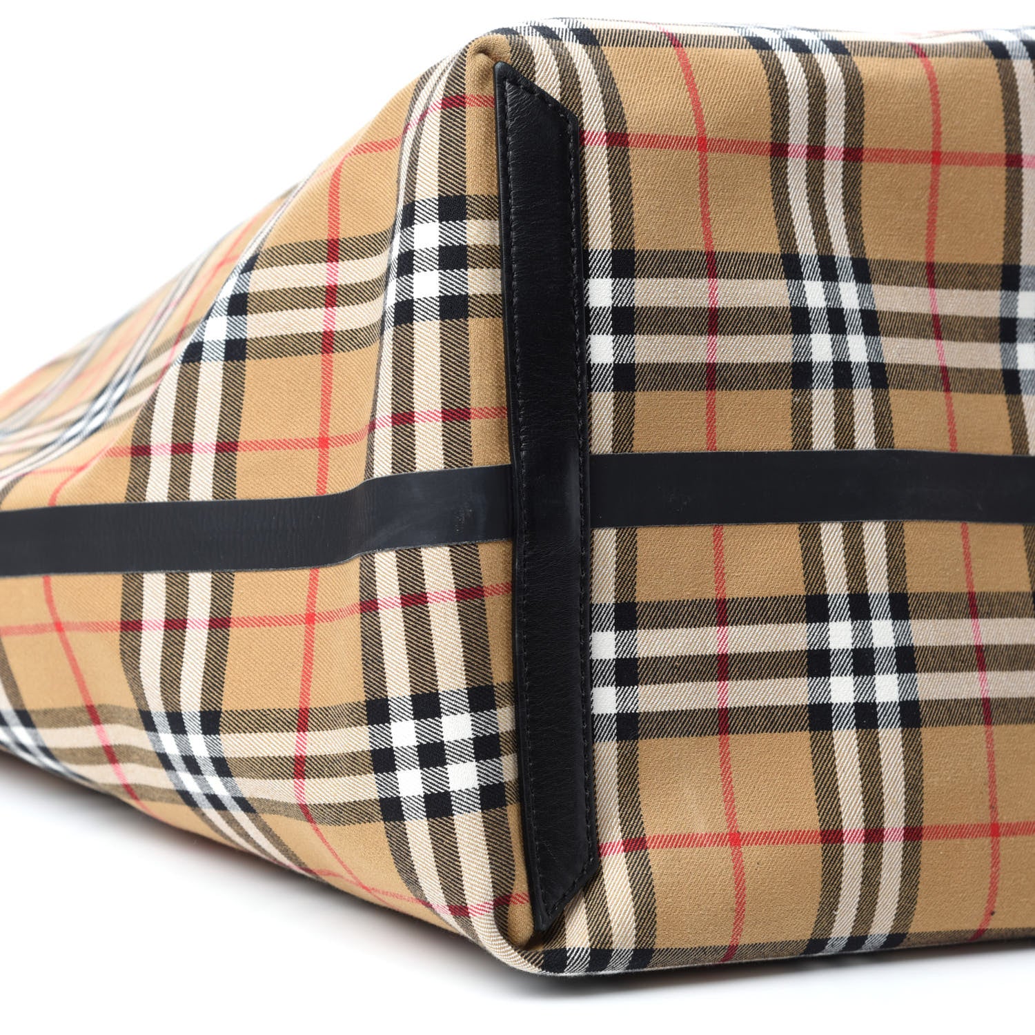 Burberry Vintage Check Extra Large The Giant Reversible Tote Antique Yellow 6 of 17