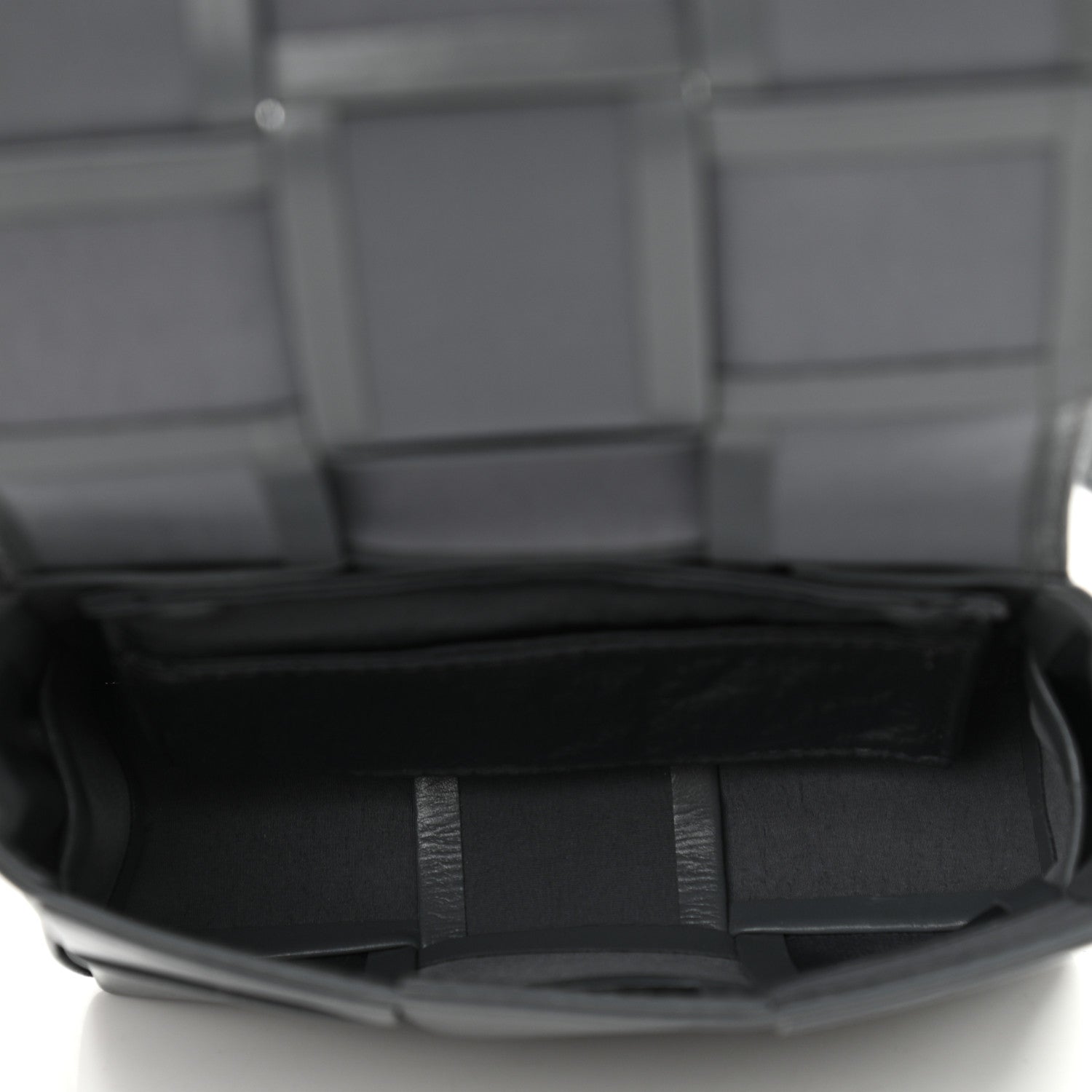 Bottega Veneta Crinkled Lambskin Maxi Intrecciato Extra Mini Cassette Crossbody Bag Grey 5 of 11