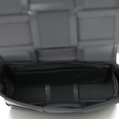 Bottega Veneta Crinkled Lambskin Maxi Intrecciato Extra Mini Cassette Crossbody Bag Grey 5 of 11