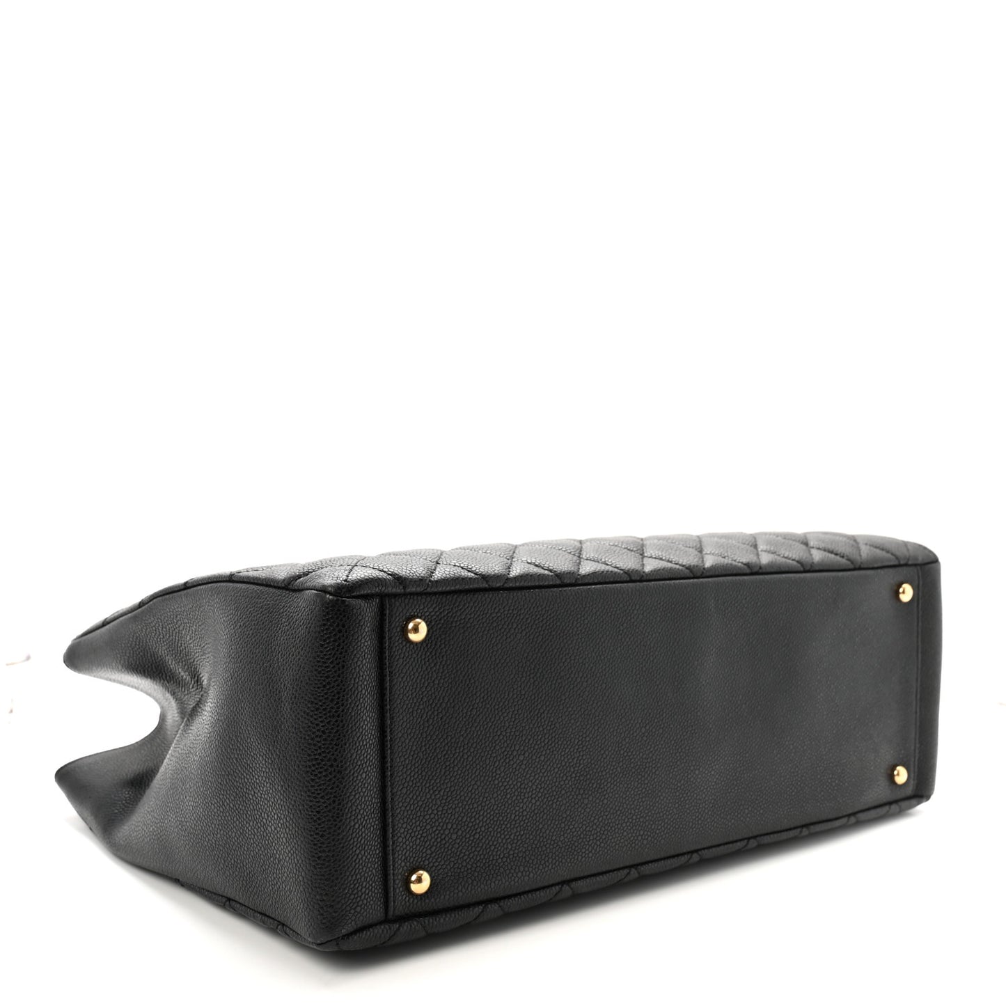 Caviar Quilted XL Grand Shopping Tote GST Black