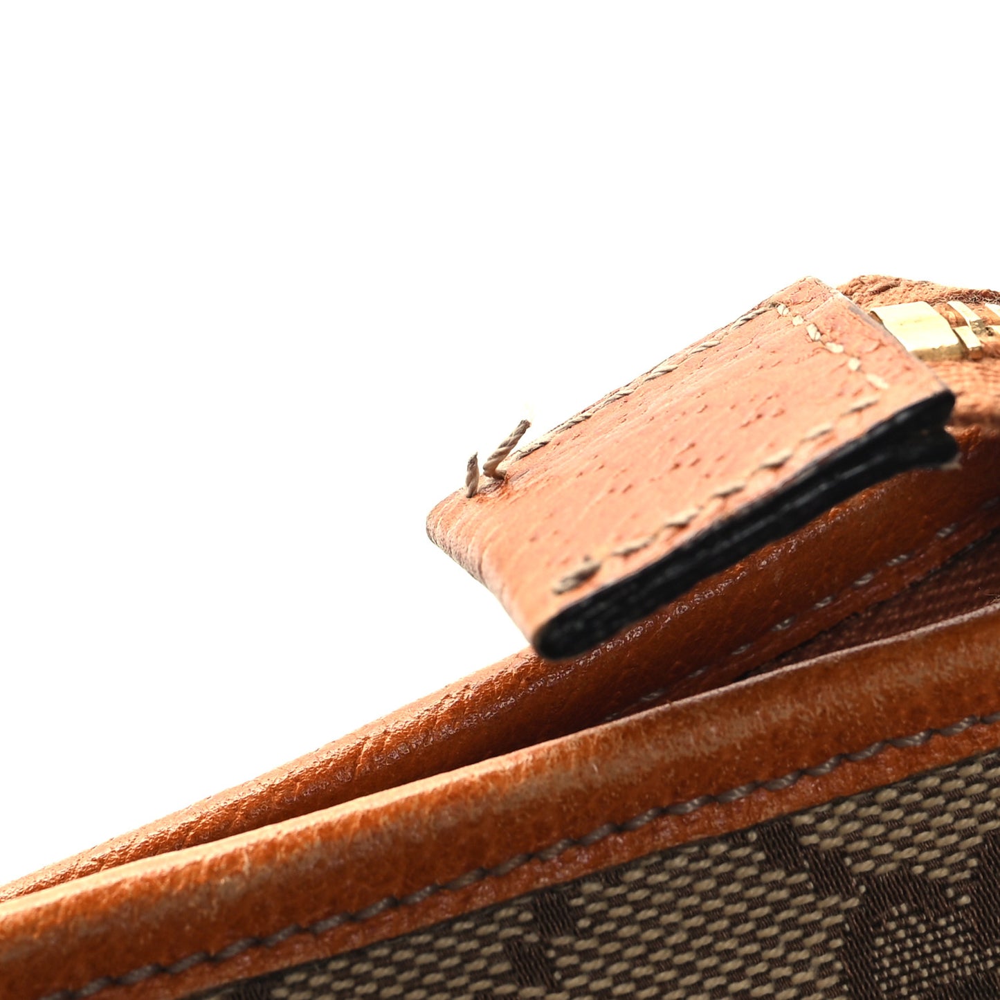 Monogram Abbey Messenger Bag Tan
