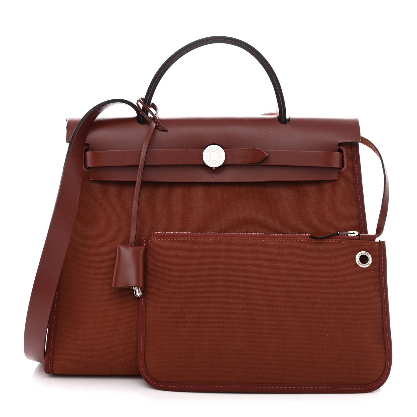 Military Toile Vache Hunter Herbag Zip 31 PM Rouge H