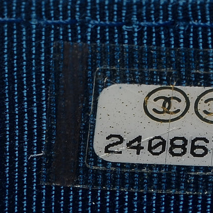 Chanel Lambskin Quilted Card Holder Blue 6 of 8