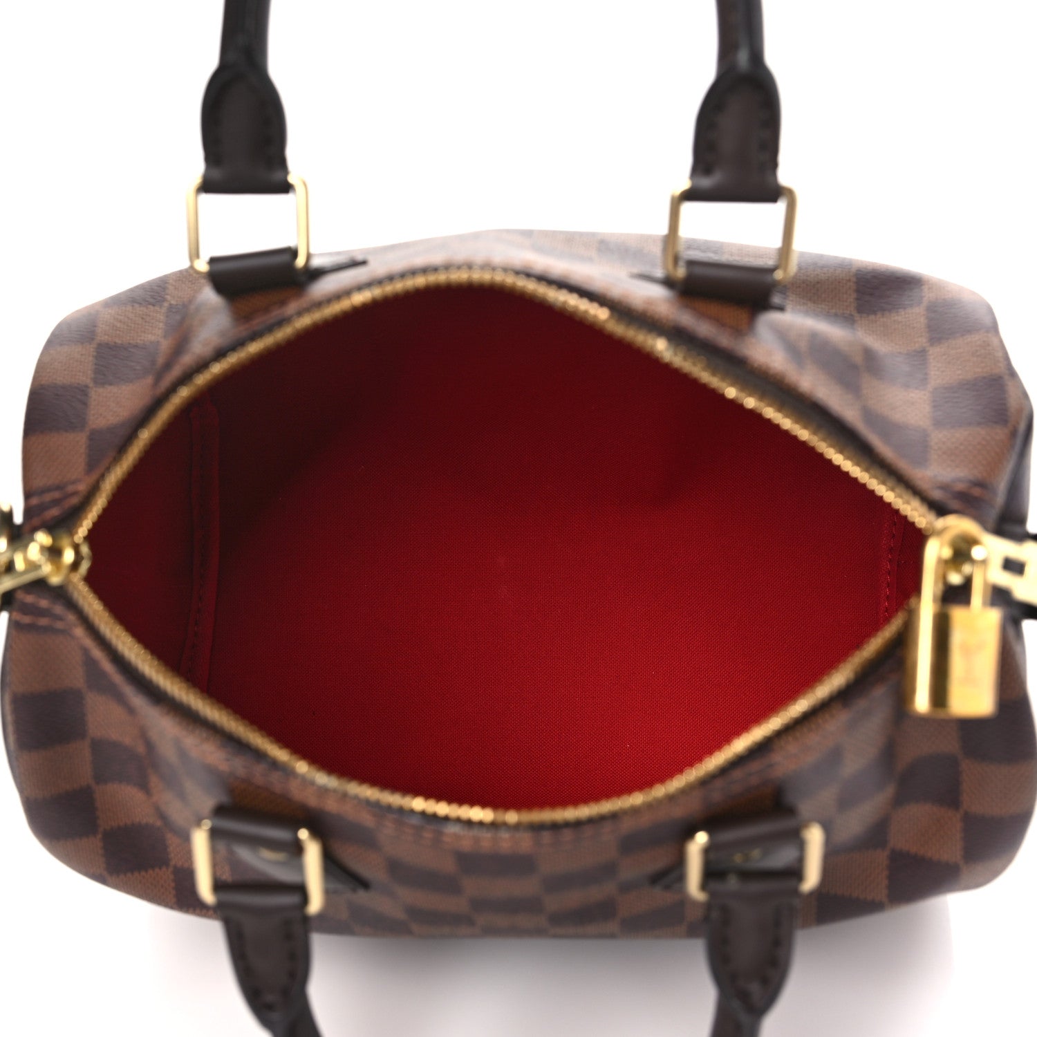 Louis Vuitton Damier Ebene Speedy Bandouliere 25 5 of 10