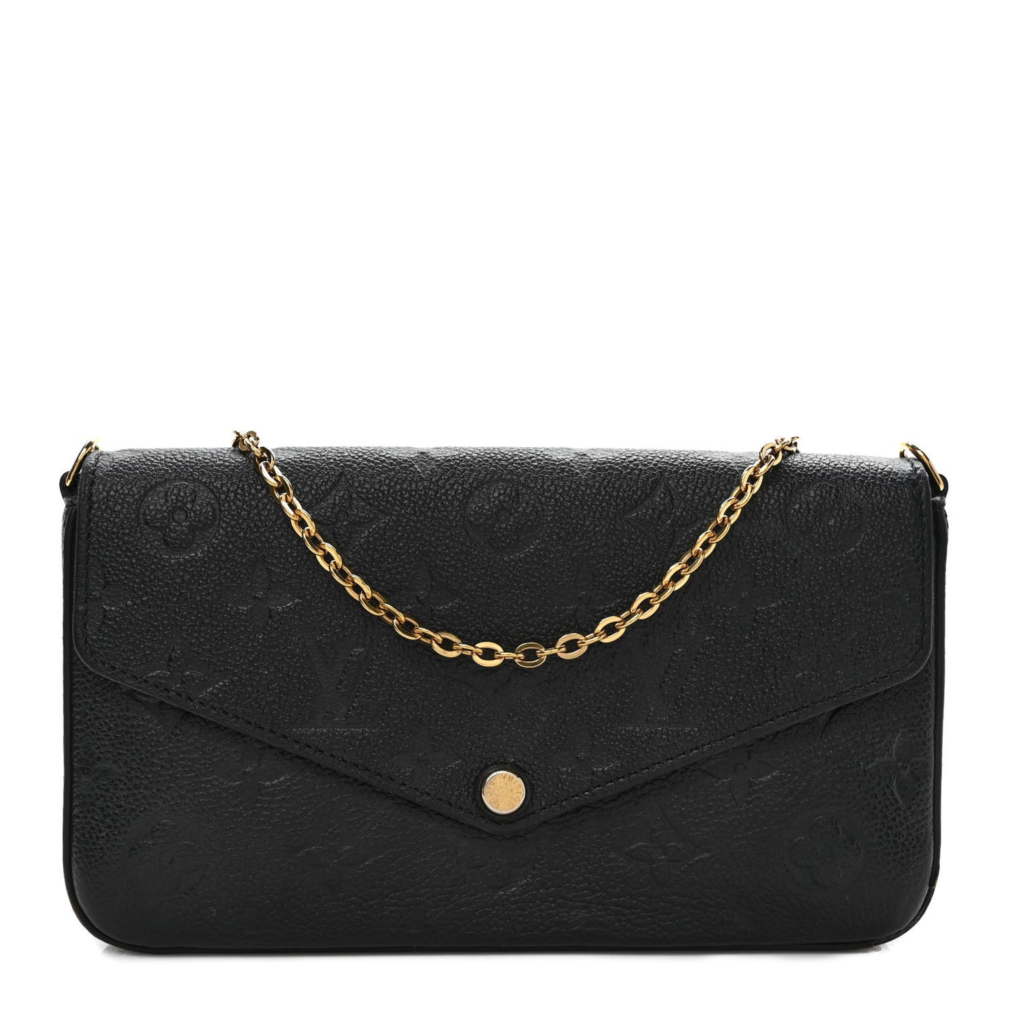 Empreinte Pochette Felicie Chain Wallet Black