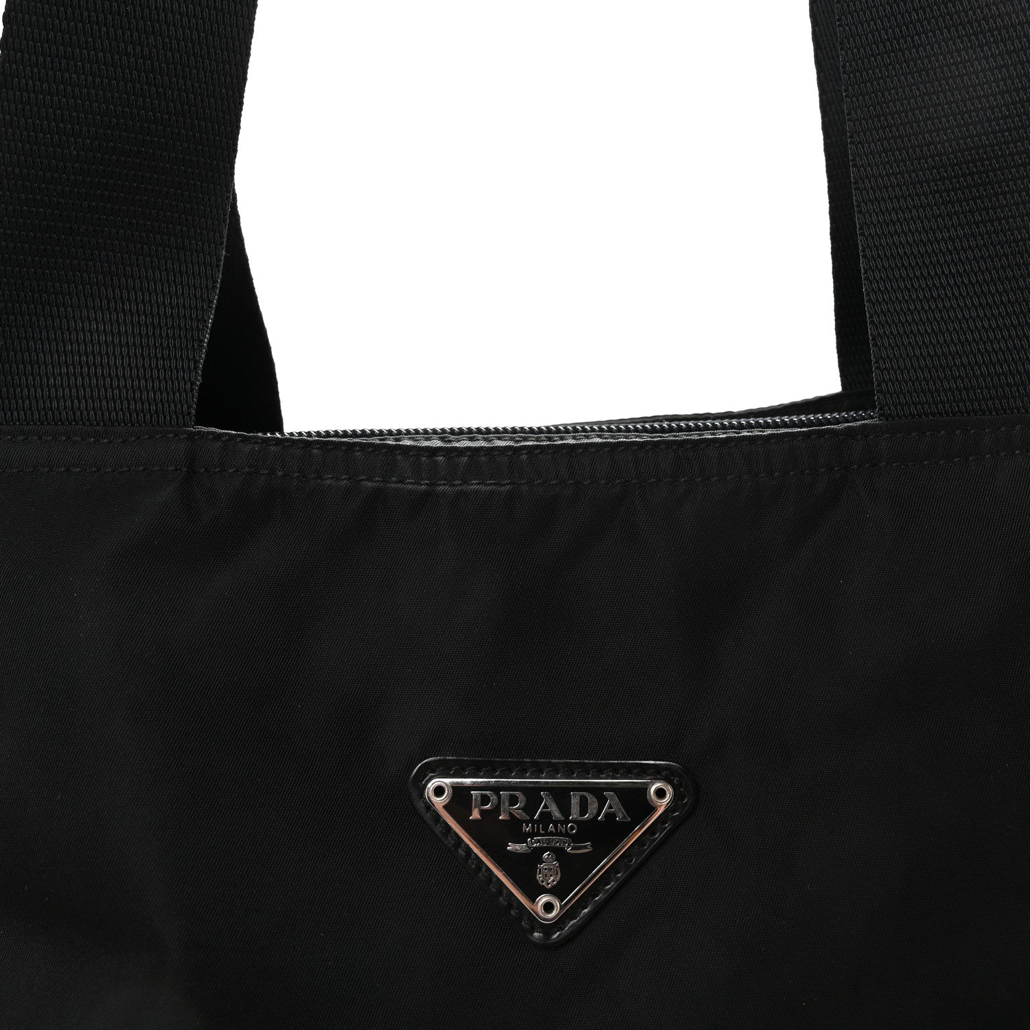 Prada Tessuto Nylon Tote Black 7 of 9