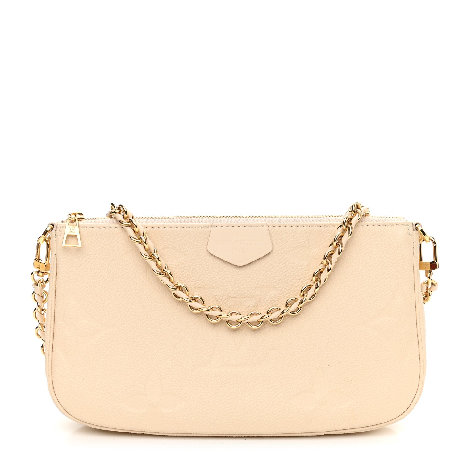 Louis Vuitton Empreinte Monogram Giant Multi Pochette Accessories Large Pochette Cream 1 of 8