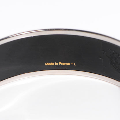 Hermes Enamel Printed Wide Bracelet 70 Violine 6 of 6