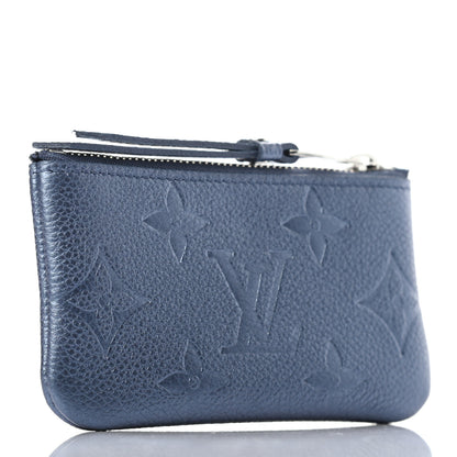 Louis Vuitton Metallic Empreinte Monogram Giant Key Pouch Navy Nacre 3 of 7