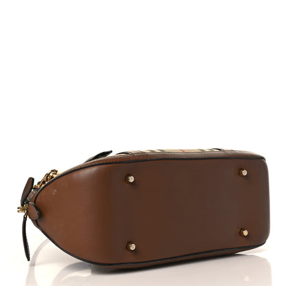 Burberry Horseferry Check Small Orchard Bowling Bag Tan 4 of 11