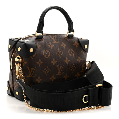 Louis Vuitton Monogram Petite Malle Souple Black 3 of 10
