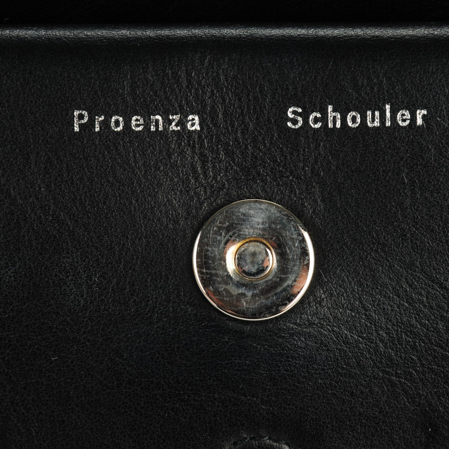 Calfskin Mini PS11 Classic Shoulder Bag Black