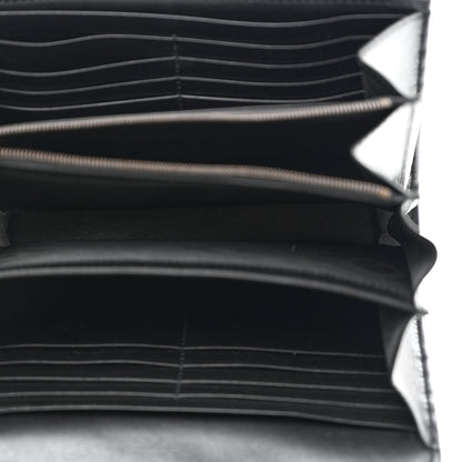 Gucci Calfskin Matelasse GG Marmont Chain Wallet Black 5 of 10