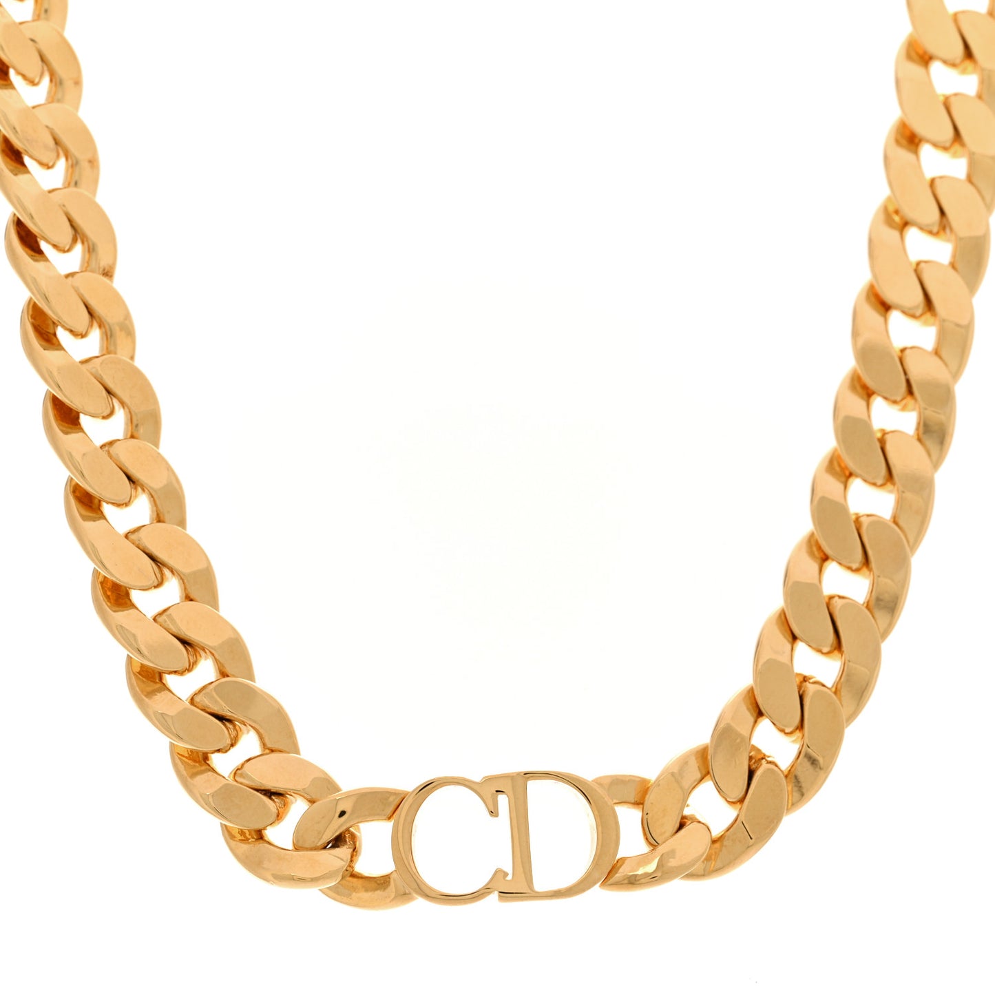 Metal Danseuse Etoile Chain Choker Necklace Gold