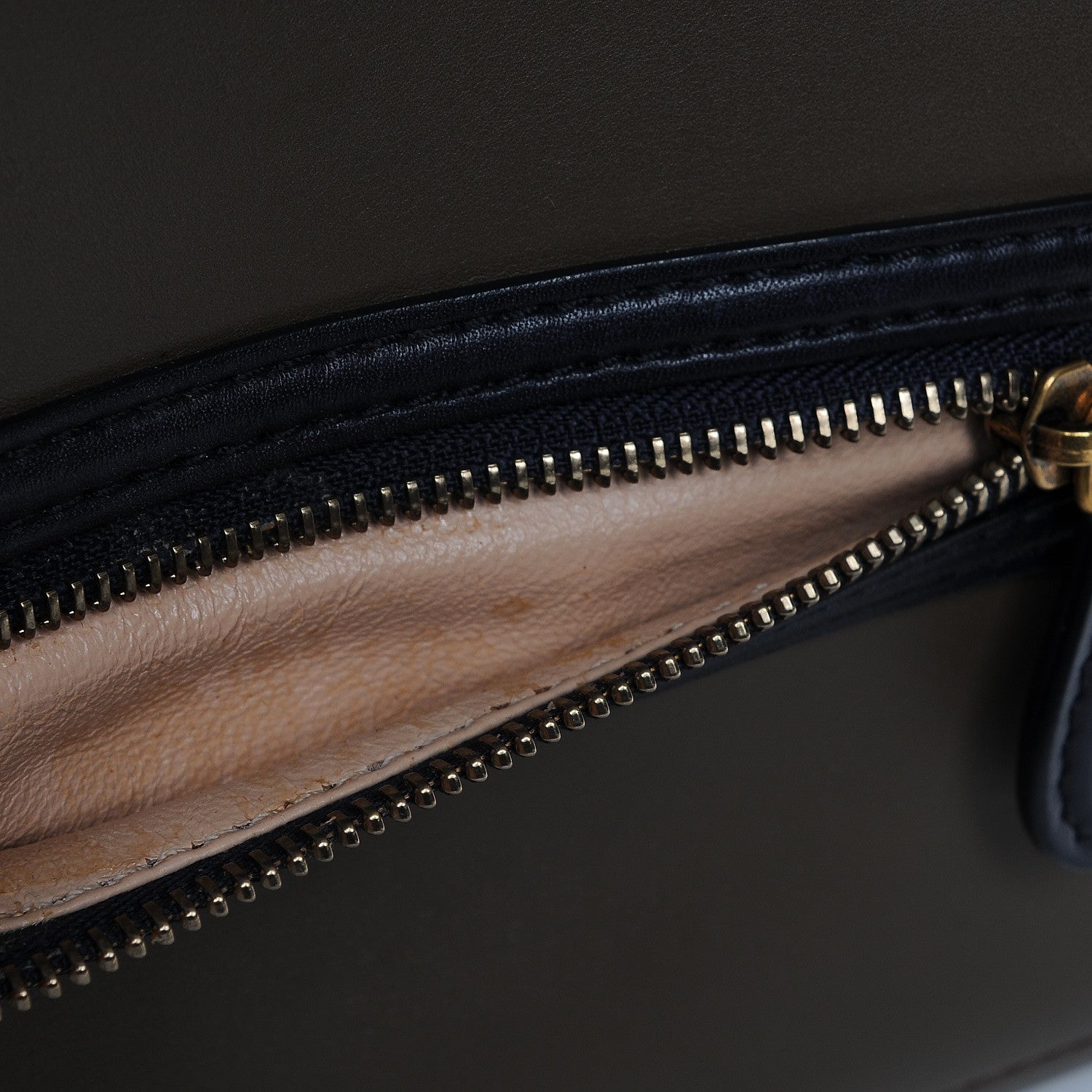 Celine Satin Calfskin Mini Tri-Color Luggage Anthracite 8 of 8