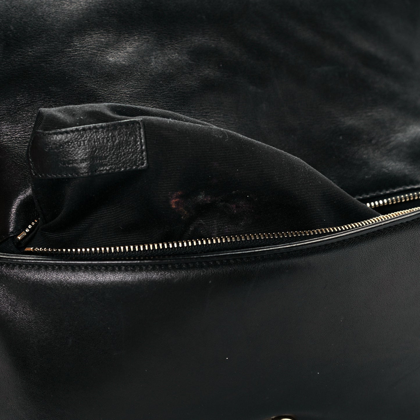 Lambskin Matelasse Monogram Kate 99 Black