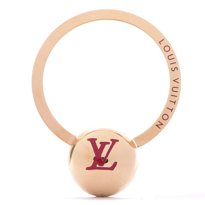 Louis Vuitton Sphere Key Ring Gold 1 of 3
