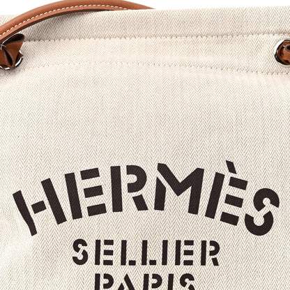 Hermes Canvas Swift Aline Grooming Bag Gold 8 of 11