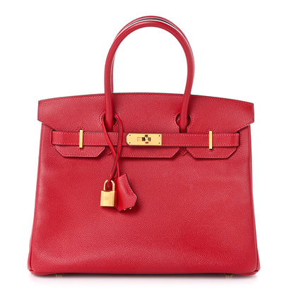 Hermes Epsom Birkin 30 Rouge Casaque 1 of 15
