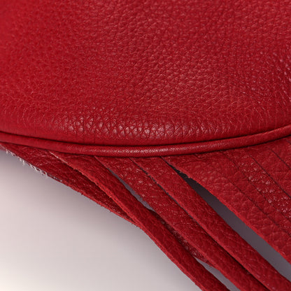 Gucci Cellarius Calfskin Large New Jackie Nouveau Fringe Hobo Red Flame 8 of 13