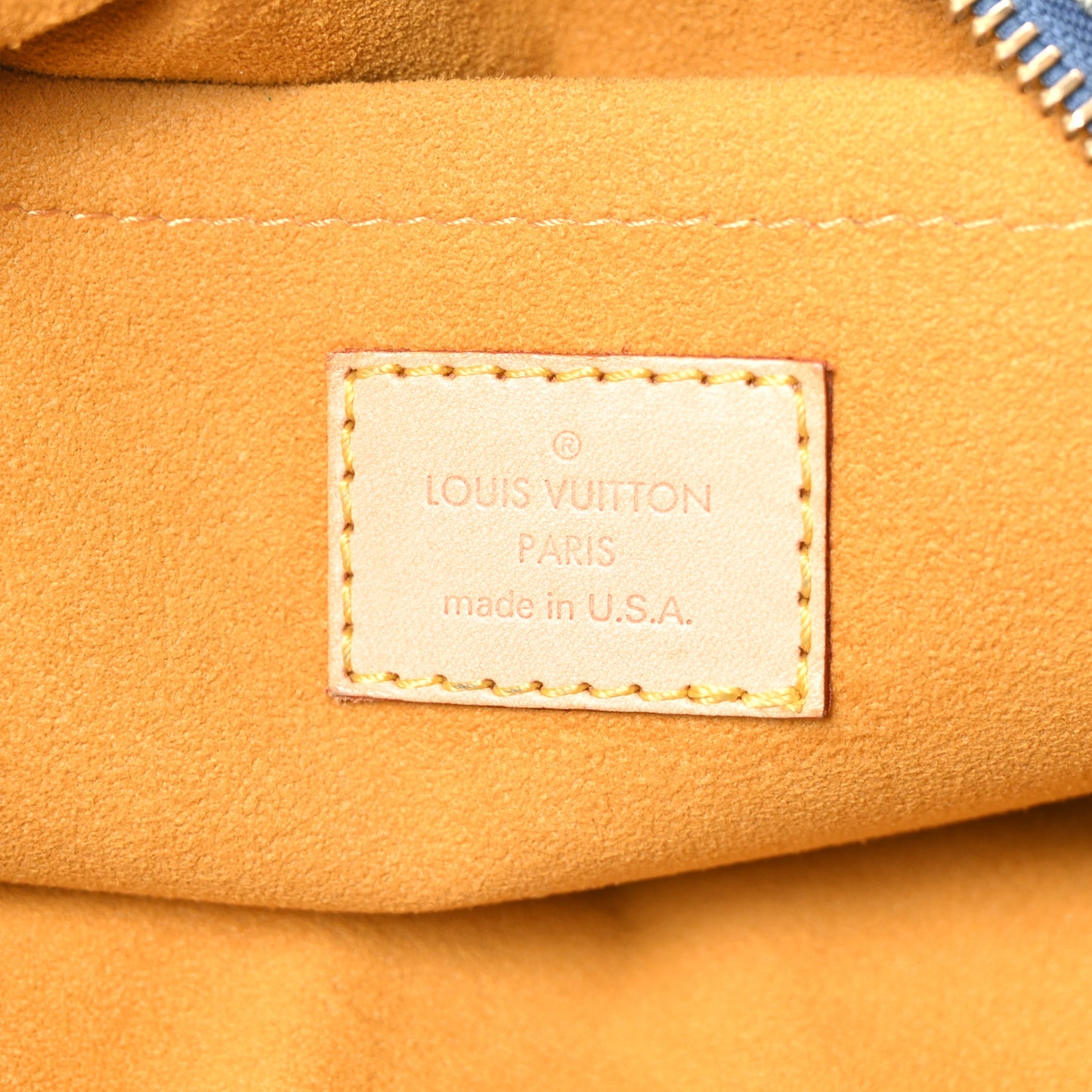Monogram Denim Baggy PM Blue