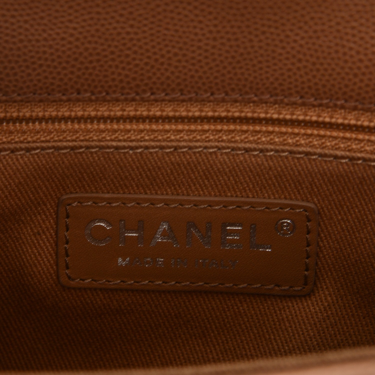 Chanel Caviar Quilted Mini Coco Handle Flap Camel 6 of 7