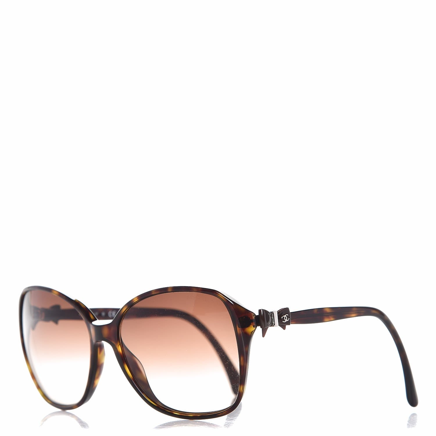 Chanel CC Bow Sunglasses 5205 Tortoise 1 of 9