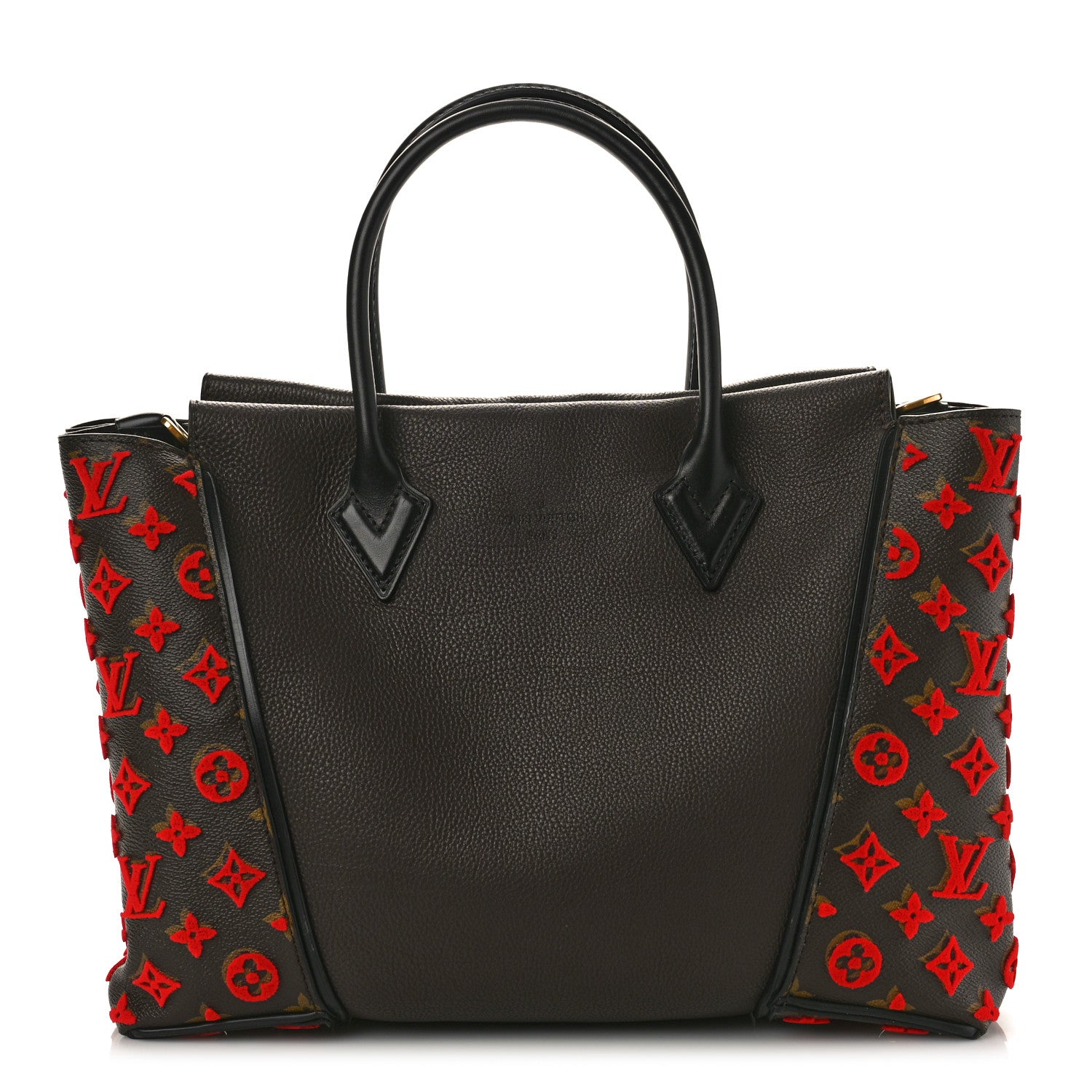 Louis Vuitton Veau Cachemire Tote W PM Chocolate 1 of 8