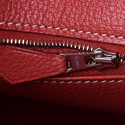 Hermes Taurillon Clemence Horseshoe Birkin 35 Rose Jaipur 14 of 16