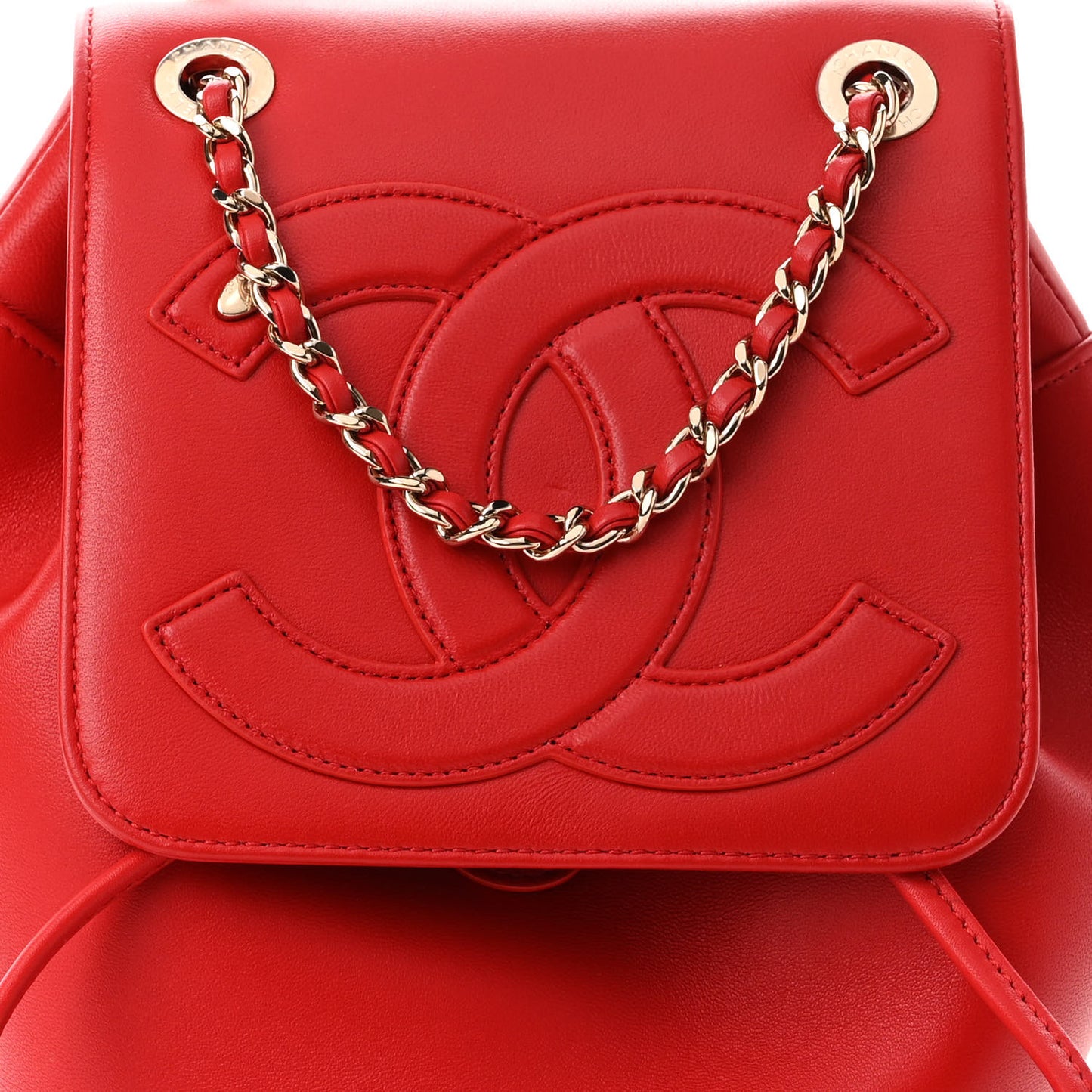 Lambskin CC Mania Backpack Red