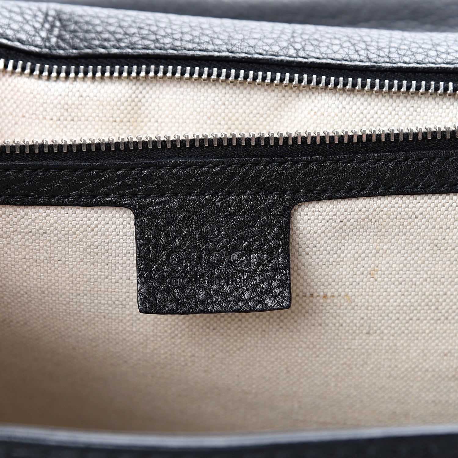 Gucci Calfskin Large New Bamboo Top Handle Bag Black 5 of 16