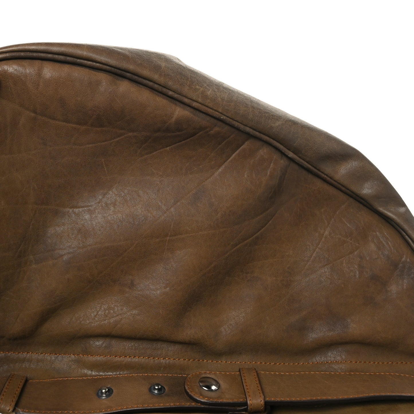 Calfskin Gaucho Double Saddle Bag Brown