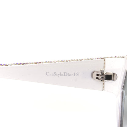 Christian Dior Acetate Crystal CatStyleDior1S Sunglasses Silver 9 of 10