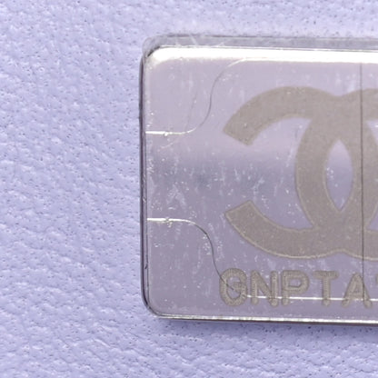 Chanel Caviar Quilted Medium Double Flap Light Purple 7 of 9