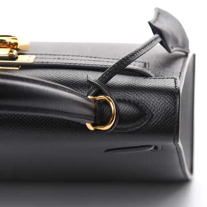 Hermes Epsom Kelly Sellier 25 Black 25 of 34