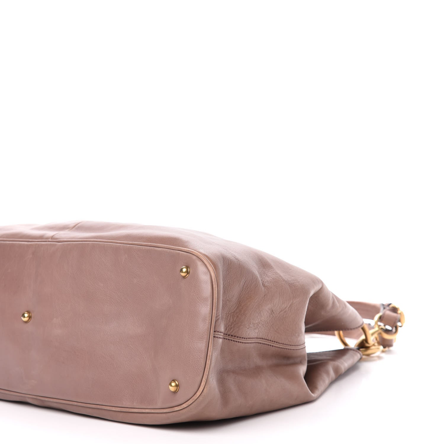 Gucci Calfskin Soft Icon Tote Pink Tan 11 of 16