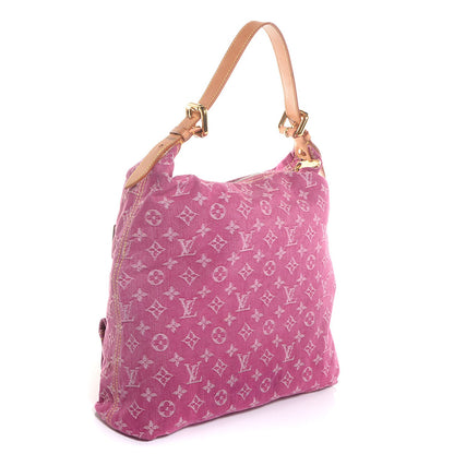 Louis Vuitton Denim Baggy GM Fuchsia 3 of 7