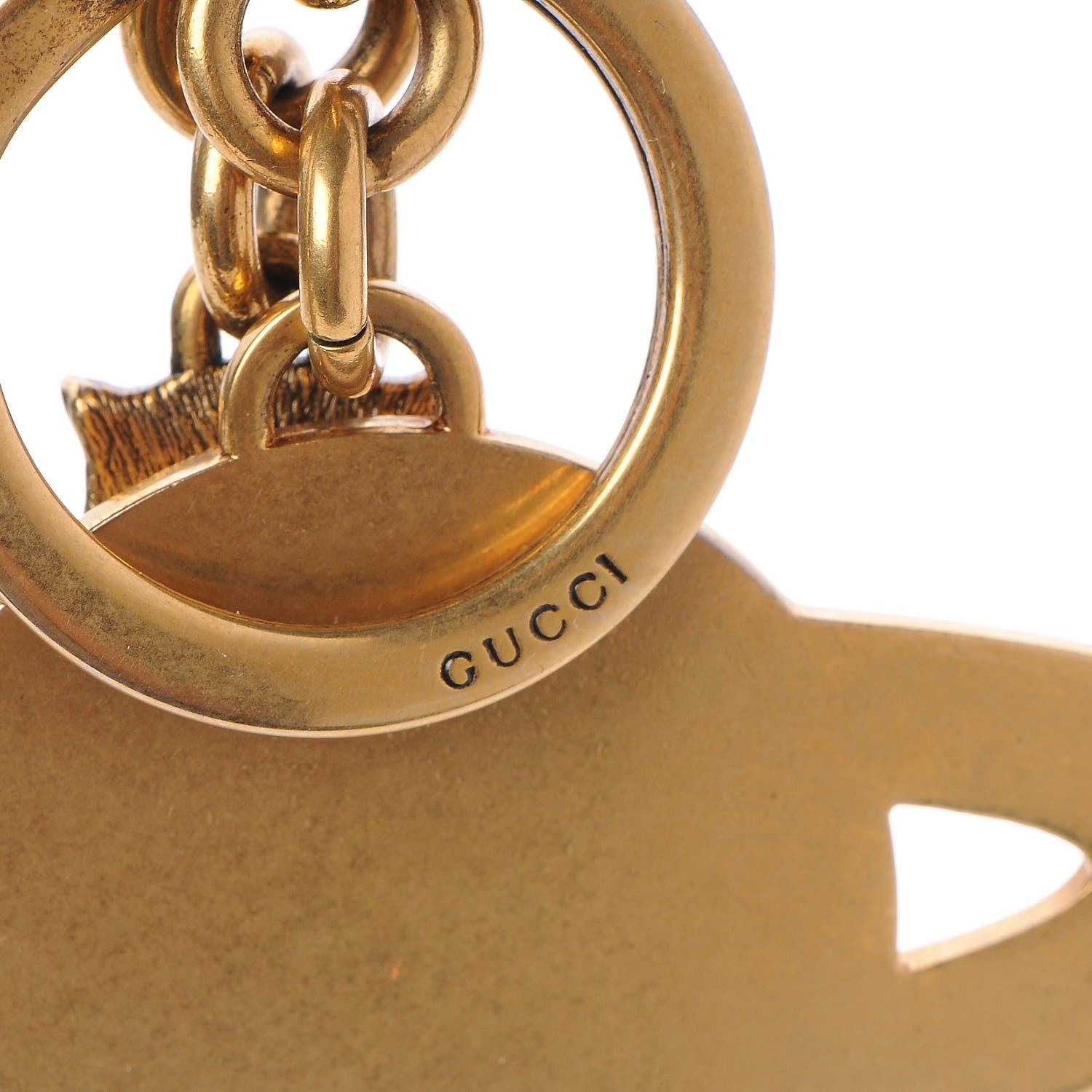 Gucci Brass GG Supreme Planet Key Chain Multicolor 3 of 4