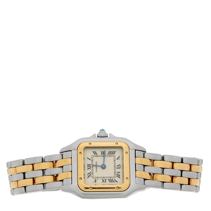 Cartier Stainless Steel 18K Yellow Gold 22mm Panthere Quartz Watch 2 of 5
