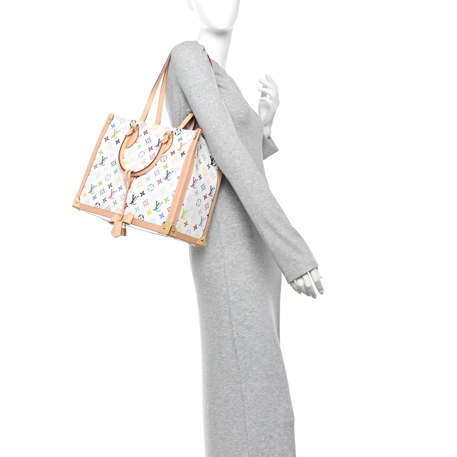 Louis Vuitton LV X TM Monogram Multicolor Onthego MM White 2 of 10