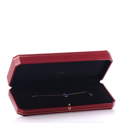 Cartier 18K Yellow Gold Diamond Lapis Lazuli Amulette de Cartier Bracelet 5 of 5